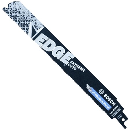 Bosch Edge 9 in. Bi-Metal Reciprocating Saw Blade Set 14/18 TPI , 25PK RECM9X2-25B